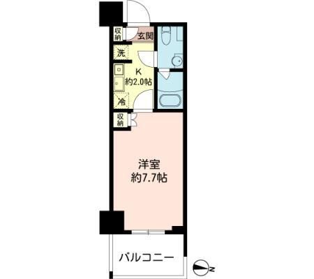 MFPRコート木場公園 613の間取り