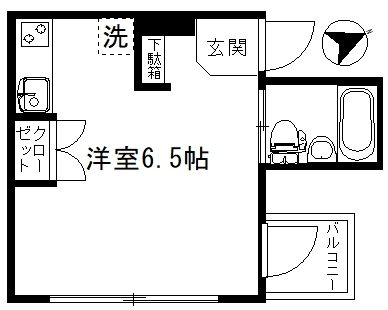 ＢＲＥＥＺＥ早稲田 201の間取り
