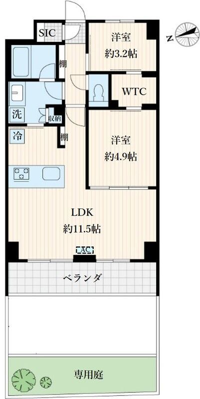 le Sud α 103の間取り