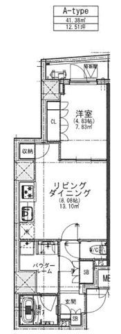 本郷東大前レジデンス 401の間取り