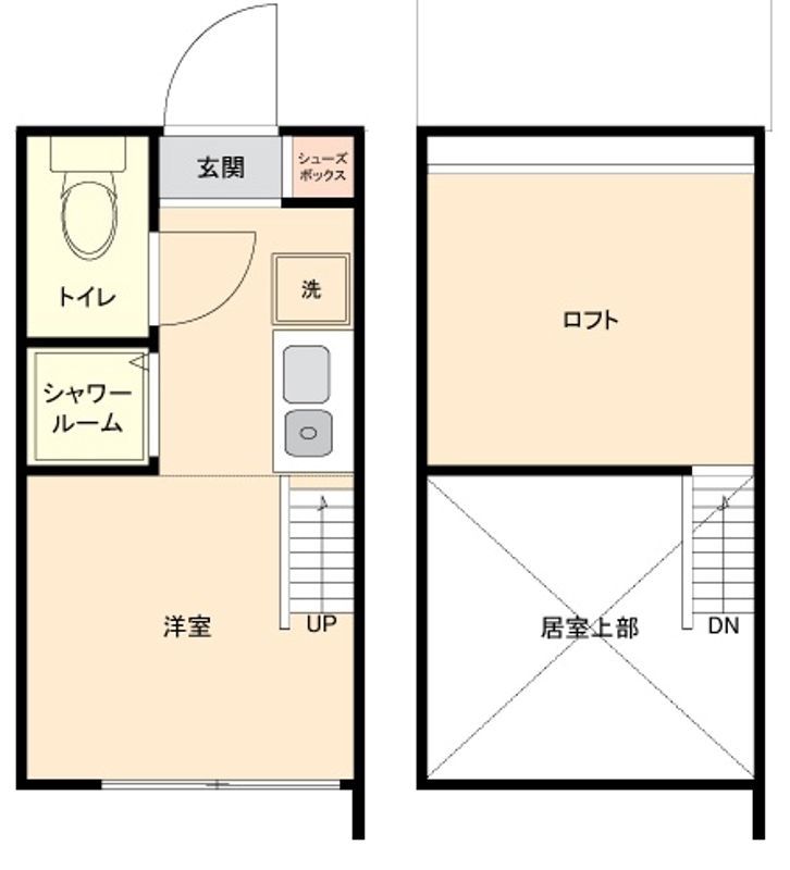 ハーモニーテラスGrandeur新中野 202の間取り