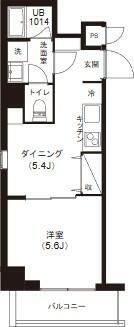 レピュア両国レジデンス 601の間取り