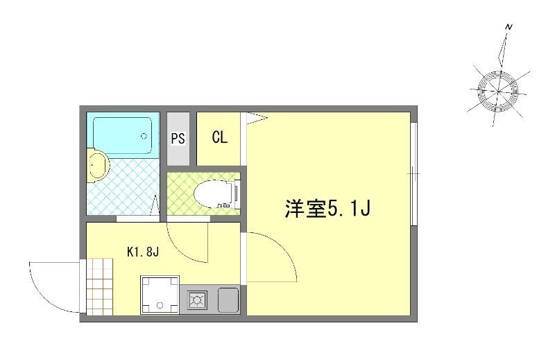 メゾン ソレイユ西新井 102の間取り