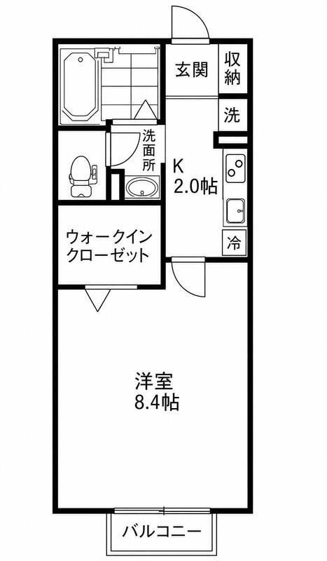 セジュール上石神井 202の間取り
