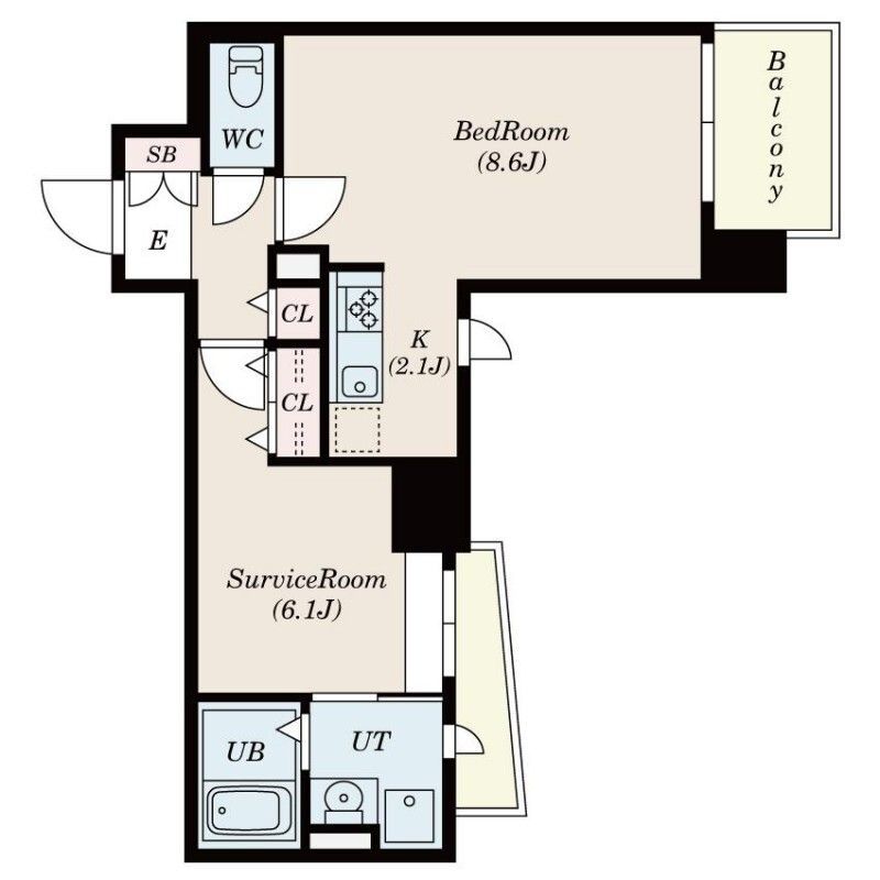 彰文居FRecoA向丘 0402の間取り