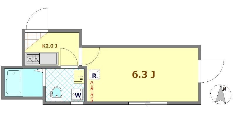 ミレハイムB 303の間取り