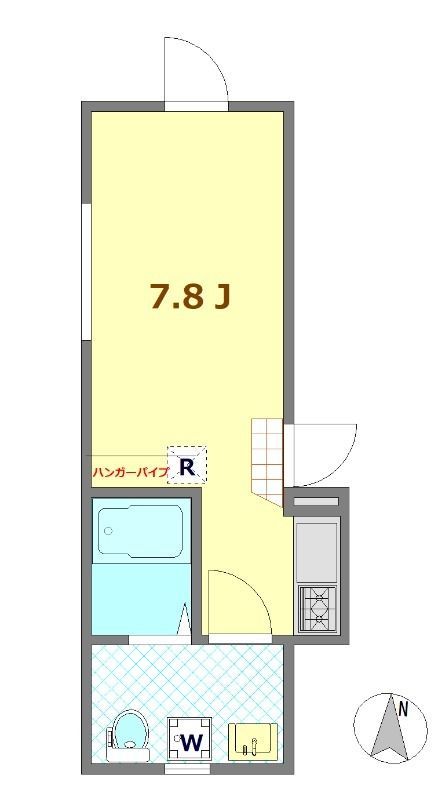 ミレハイムB 204の間取り