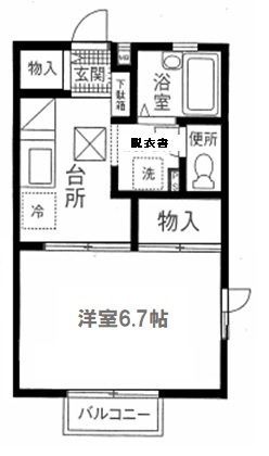 アレグリアス 203の間取り