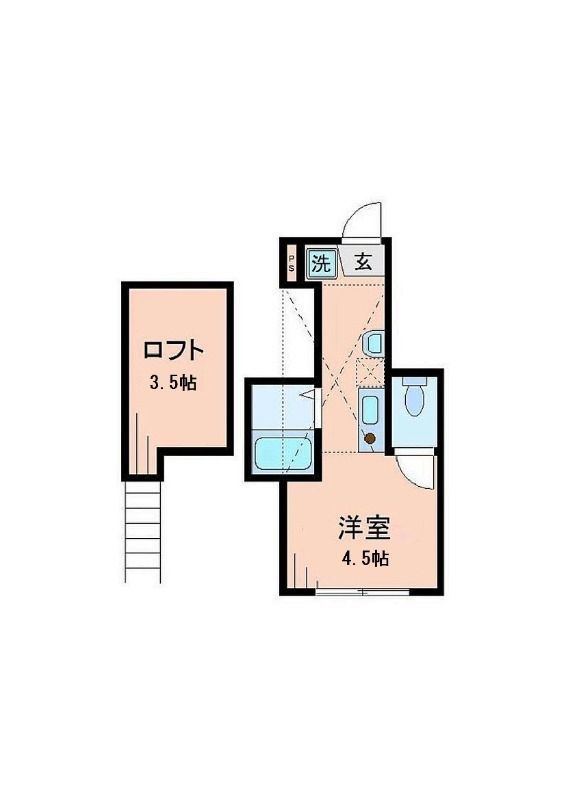 ポモドーロ北池袋 102の間取り