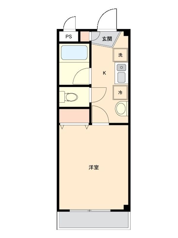フェリーチェ春日町 103の間取り