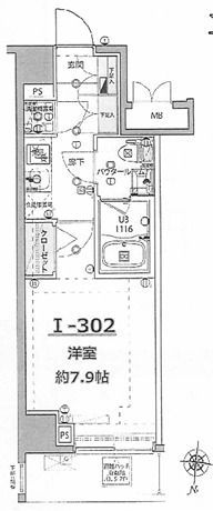 SHOKN Residence 高島平Ⅰ 302の間取り