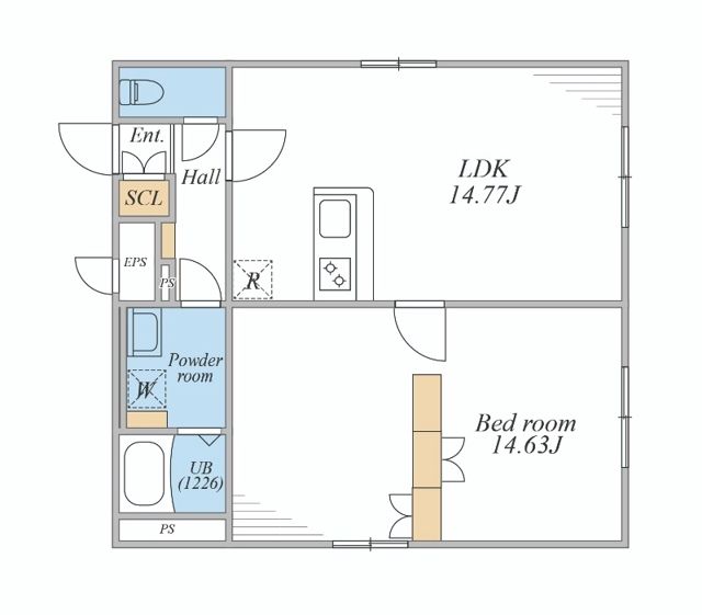 LEGALAND文京千石 303の間取り
