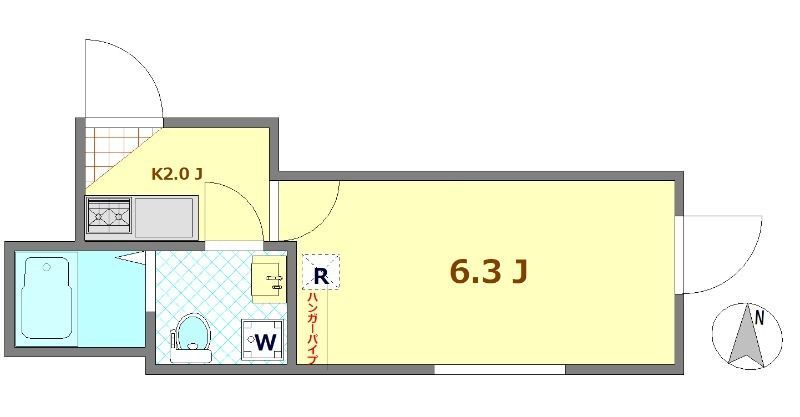 ミレハイムB 103の間取り