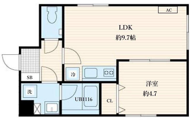aLATO森下Ⅱ 502の間取り