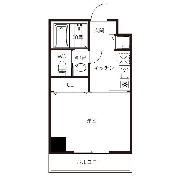 DeLCCS大森 801の間取り