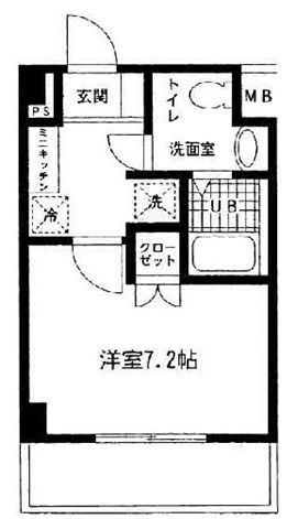 フルーレ池上 108の間取り
