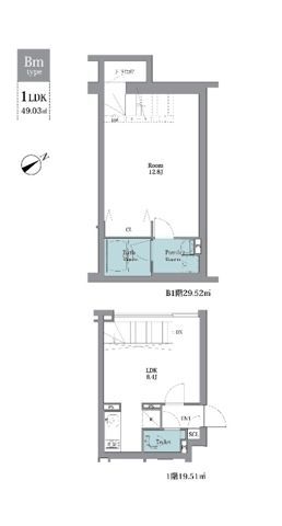 LEGALAND祐天寺 103の間取り
